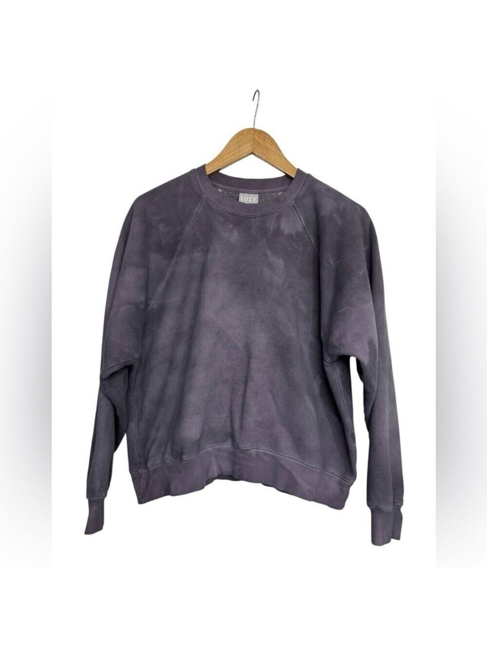 Tna Cozy Fleece Purple Sweatshirt Crewneck Pullover Size 1